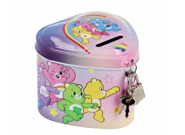 Skarbonka metalowa zamykana serce Care Bears 569218 STARPAK
